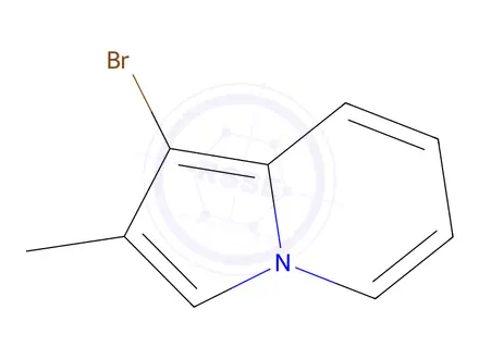 Chemical structure of 1-Bromo-2-methylindolizine