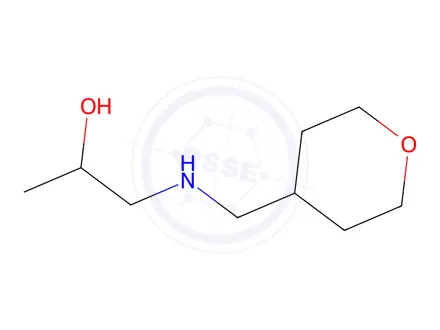 Chemical structure of 1-(((Tetrahydro-2H-pyran-4-yl)methyl)amino)propan-2-ol