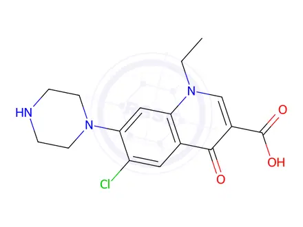 Chemical structure of Norfloxacin Impurity 6 Hydrochloride (Norfloxacin EP Impurity F Hydrochloride)