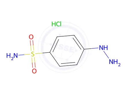 Chemical structure of 4-Hydrazino Benzene Sulfonamide Hydrochloride