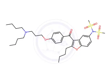 Chemical structure of Dronedarone EP Impurity C(Hydrochloride)