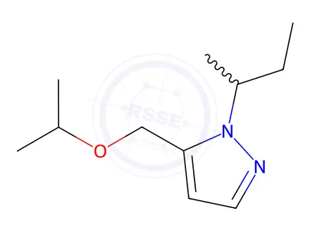 Chemical structure of 1-sec-butyl-5-(isopropoxymethyl)-1H-pyrazole