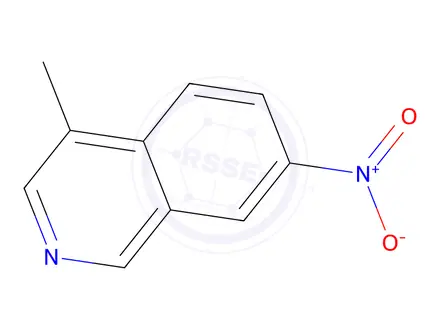 Chemical structure of 4-Methyl-7-nitroisoquinoline