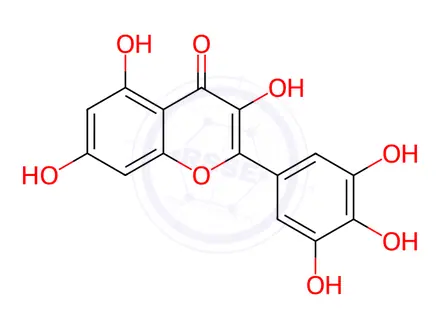 Chemical structure of Myricetin