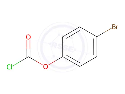 Chemical structure of 4-Bromophenyl Chloroformate