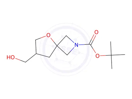 Chemical structure of tert-Butyl 7-(hydroxymethyl)-5-oxa-2-azaspiro[3.4]octane-2-carboxylate
