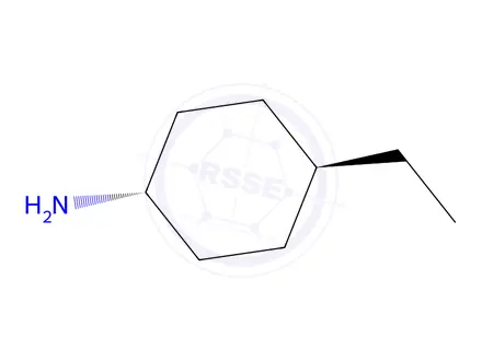 Chemical structure of Trans-4-ethylcyclohexan-1-amine