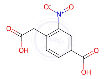 Chemical structure of 4-(Carboxymethyl)-3-nitrobenzoic acid