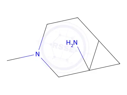 Chemical structure of 3-Methyl-3-azabicyclo[4.1.0]Heptan-1-amine