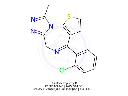 Chemical structure of Etizolam Impurity 41