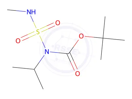 Chemical structure of N-[[Methyl(1-methylethyl)amino]sulfonyl]-carbamic Acid 1,1-Dimethylethyl Ester
