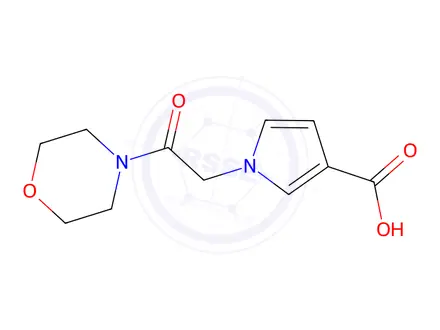 Chemical structure of 1-(2-Morpholino-2-oxoethyl)-1h-pyrrole-3-carboxylic Acid