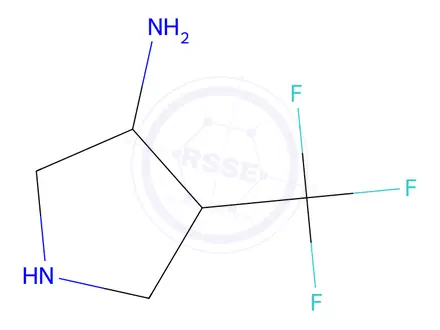 Chemical structure of 4-(Trifluoromethyl)pyrrolidin-3-amine