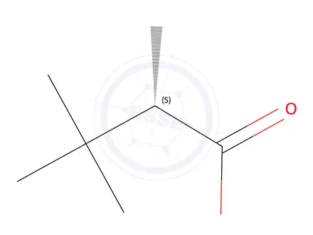 Chemical structure of (S)-2,3,3-TriMethylbutanoic acid