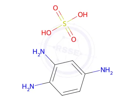 Chemical structure of 1,2,4-Benzenetriamine, sulfate (1:1)