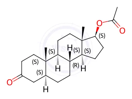 Chemical structure of Testosterone Impurity 65