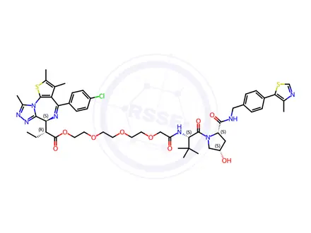 Chemical structure of ARV-771 Impurity 136