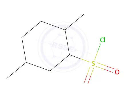 Chemical structure of 2,5-Dimethylcyclohexane-1-sulfonyl chloride