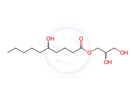 Chemical structure of Glycerol 5-hydroxydecanoate