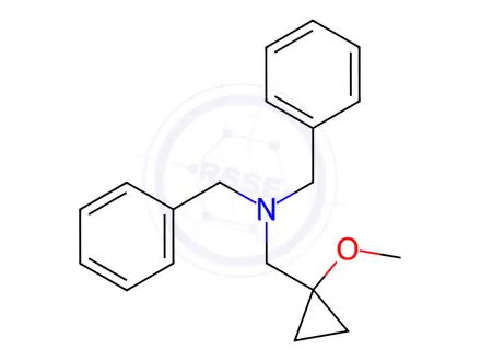 Chemical structure of N,N-dibenzyl-1-(1-methoxycyclopropyl)methanamine