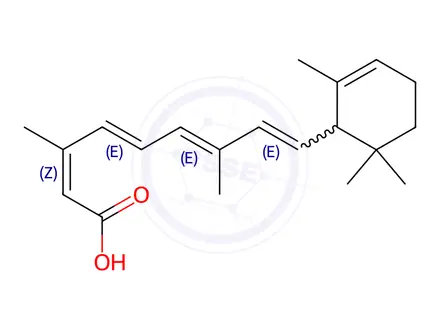 Chemical structure of Isotretinoin Impurity 38