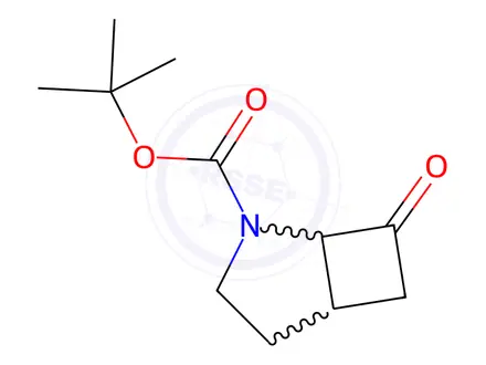 Chemical structure of 7-Oxo-2-aza-bicyclo[3.2.0]heptane-2-carboxylic acid tert-butyl ester