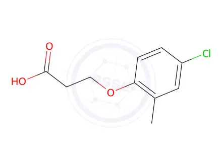 Chemical structure of 3-(4-chloro-2-methylphenoxy)propionic acid