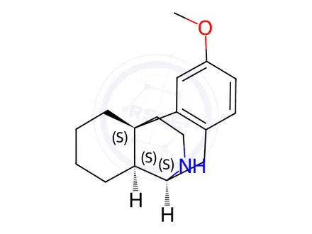 Chemical structure of N-Nordextromethorphan