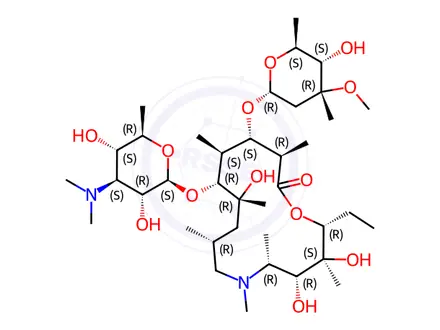 Chemical structure of Azithromycin Impurity 22