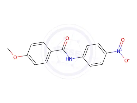 Chemical structure of 4-Methoxy-N-(4-nitrophenyl)benzamide
