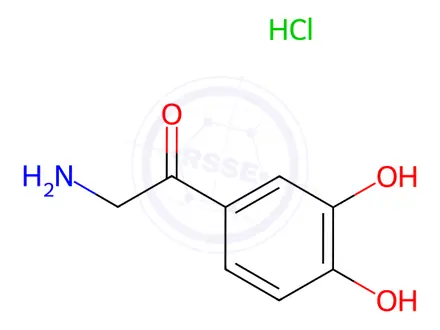 Chemical structure of Noradrenaline (Norepinephrine) EP Impurity B HCl