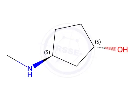 Chemical structure of (1S,3S)-3-(METHYLAMINO)-CYCLOPENTANOL