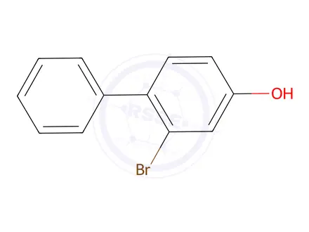 Chemical structure of [1,1'-Biphenyl]-4-ol,2-bromo-
