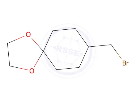 Chemical structure of 8-(Bromomethyl)-1,4-dioxaspiro[4.5]decane