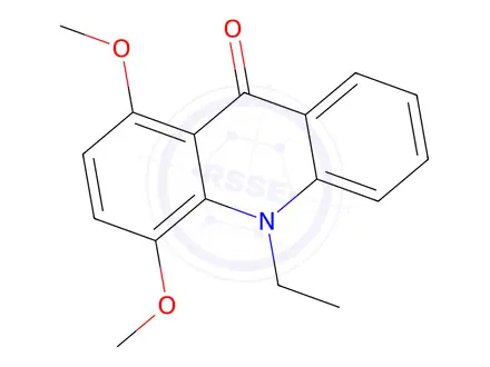 Chemical structure of 10-Ethyl-1,4-dimethyoxy-9(10H)-acridinone