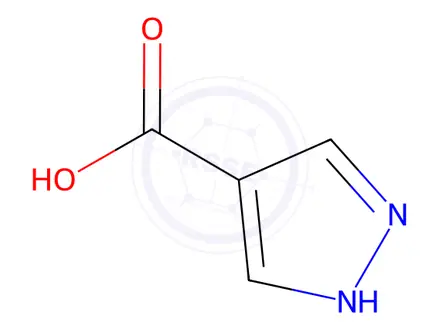 Chemical structure of 4-Pyrazolecarboxylic Acid