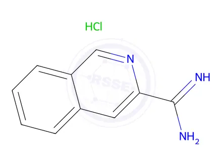 Chemical structure of Isoquinoline-3-carboximidamide hydrochloride