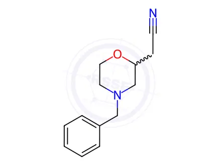 Chemical structure of 2-(4-Benzylmorpholin-2-yl)acetonitrile