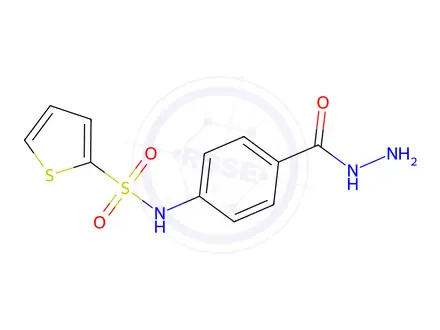 Chemical structure of N-[4-(Hydrazinecarbonyl)phenyl]thiophene-2-sulfonamide