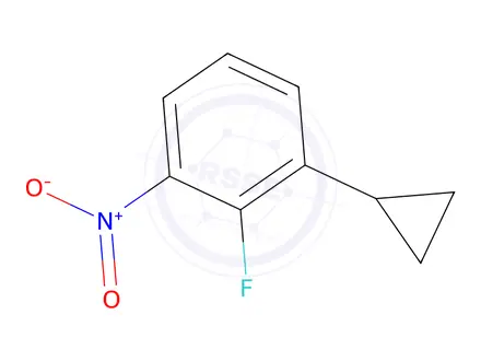 Chemical structure of 1-Cyclopropyl-2-fluoro-3-nitrobenzene