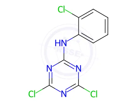 Chemical structure of Anilazine