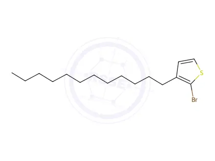 Chemical structure of 2-Bromo-3-dodecylthiophene