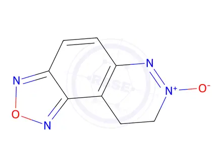 Chemical structure of 4,5-DIHYDRO[1,2,5]OXADIAZOLO[3,4-F]CINNOLIN-3-IUM-3-OLATE