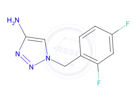 Chemical structure of 1-(2,4-Difluorobenzyl)-1h-1,2,3-triazol-4-amine