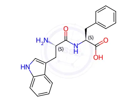 Chemical structure of H-Trp-Phe-OH