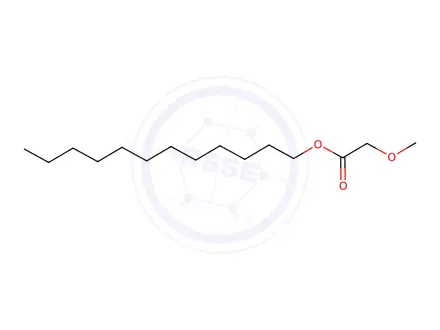 Chemical structure of Methoxyacetic Acid, Dodecyl Ester