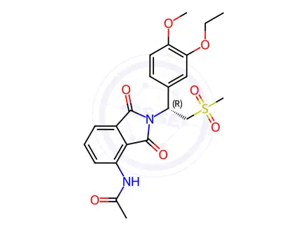 Chemical structure of (R)-Apremilast