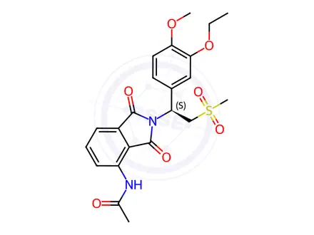 Chemical structure of Apremilast