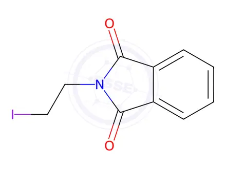 Chemical structure of 2-(2-Iodoethyl)-2,3-dihydro-1H-isoindole-1,3-dione