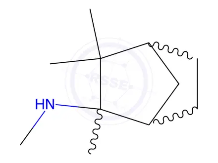 Chemical structure of Mecamylamine